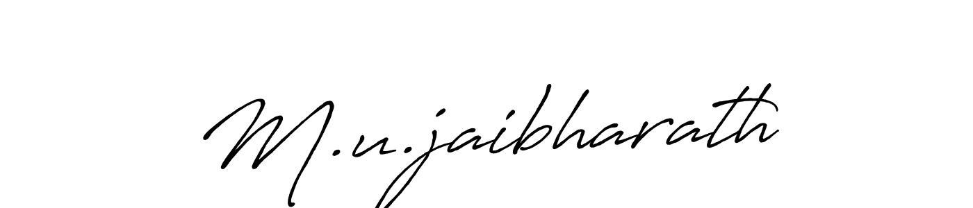 This is the best signature style for the M.u.jaibharath name. Also you like these signature font (Antro_Vectra_Bolder). Mix name signature. M.u.jaibharath signature style 7 images and pictures png