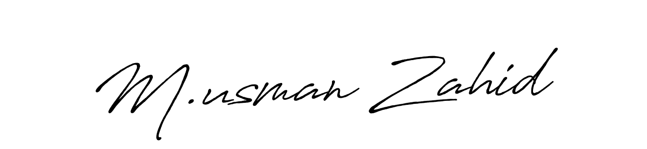 Once you've used our free online signature maker to create your best signature Antro_Vectra_Bolder style, it's time to enjoy all of the benefits that M.usman Zahid name signing documents. M.usman Zahid signature style 7 images and pictures png