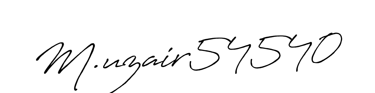 How to Draw M.uzair54540 signature style? Antro_Vectra_Bolder is a latest design signature styles for name M.uzair54540. M.uzair54540 signature style 7 images and pictures png