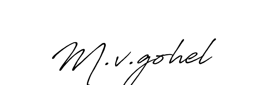 Here are the top 10 professional signature styles for the name M.v.gohel. These are the best autograph styles you can use for your name. M.v.gohel signature style 7 images and pictures png