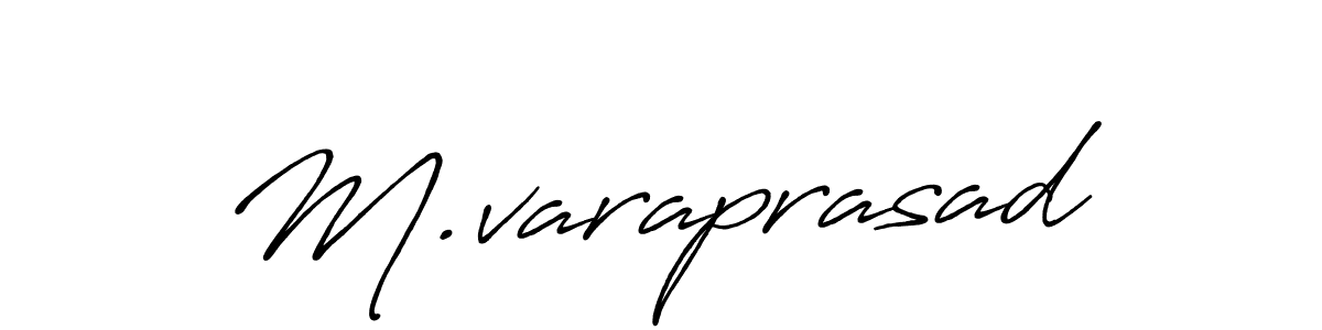 How to make M.varaprasad signature? Antro_Vectra_Bolder is a professional autograph style. Create handwritten signature for M.varaprasad name. M.varaprasad signature style 7 images and pictures png