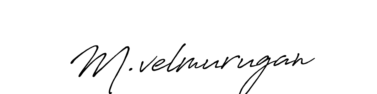 You should practise on your own different ways (Antro_Vectra_Bolder) to write your name (M.velmurugan) in signature. don't let someone else do it for you. M.velmurugan signature style 7 images and pictures png