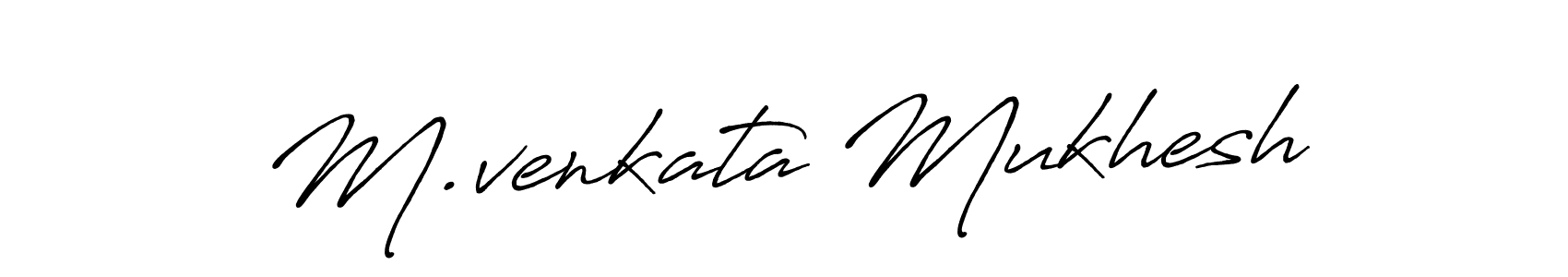 You can use this online signature creator to create a handwritten signature for the name M.venkata Mukhesh. This is the best online autograph maker. M.venkata Mukhesh signature style 7 images and pictures png