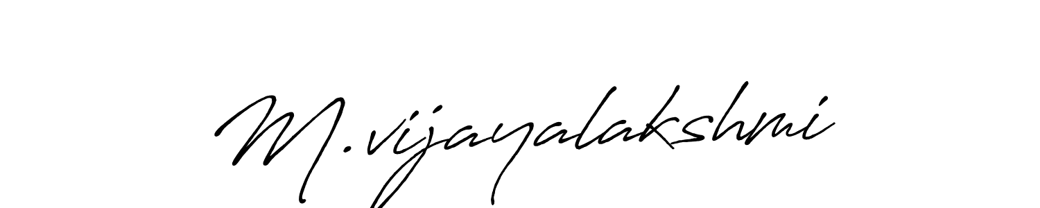 if you are searching for the best signature style for your name M.vijayalakshmi. so please give up your signature search. here we have designed multiple signature styles  using Antro_Vectra_Bolder. M.vijayalakshmi signature style 7 images and pictures png