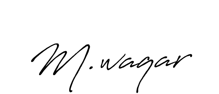 Once you've used our free online signature maker to create your best signature Antro_Vectra_Bolder style, it's time to enjoy all of the benefits that M.waqar name signing documents. M.waqar signature style 7 images and pictures png