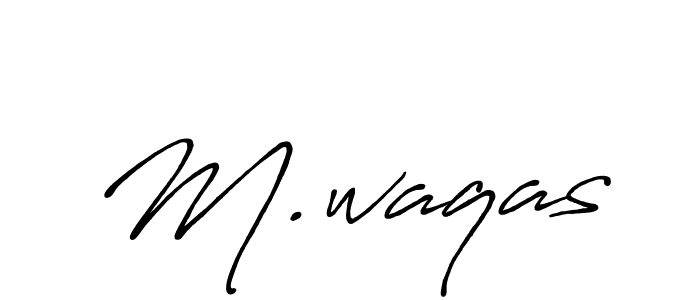 You should practise on your own different ways (Antro_Vectra_Bolder) to write your name (M.waqas) in signature. don't let someone else do it for you. M.waqas signature style 7 images and pictures png