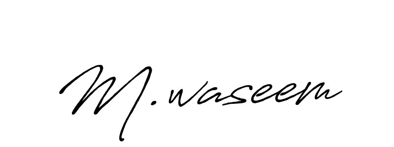 if you are searching for the best signature style for your name M.waseem. so please give up your signature search. here we have designed multiple signature styles  using Antro_Vectra_Bolder. M.waseem signature style 7 images and pictures png