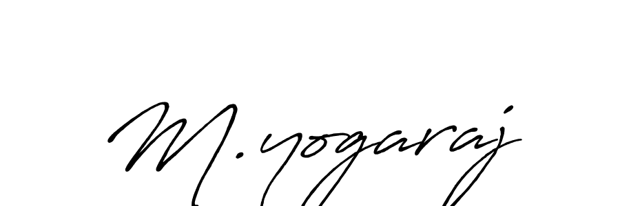 Once you've used our free online signature maker to create your best signature Antro_Vectra_Bolder style, it's time to enjoy all of the benefits that M.yogaraj name signing documents. M.yogaraj signature style 7 images and pictures png