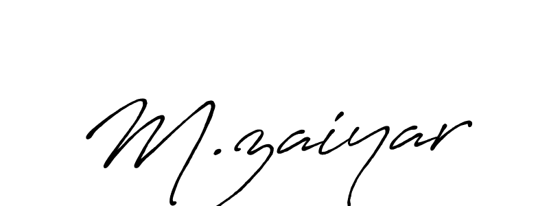 Also You can easily find your signature by using the search form. We will create M.zaiyar name handwritten signature images for you free of cost using Antro_Vectra_Bolder sign style. M.zaiyar signature style 7 images and pictures png