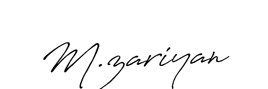 Make a beautiful signature design for name M.zariyan. Use this online signature maker to create a handwritten signature for free. M.zariyan signature style 7 images and pictures png