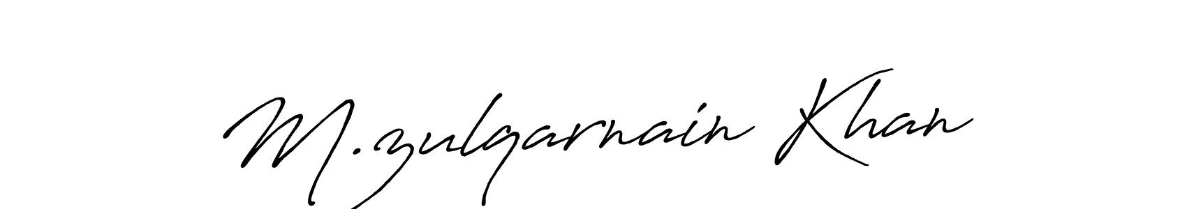 How to Draw M.zulqarnain Khan signature style? Antro_Vectra_Bolder is a latest design signature styles for name M.zulqarnain Khan. M.zulqarnain Khan signature style 7 images and pictures png