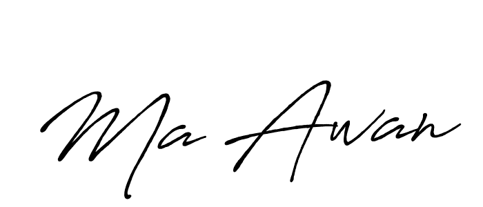 Make a short Ma Awan signature style. Manage your documents anywhere anytime using Antro_Vectra_Bolder. Create and add eSignatures, submit forms, share and send files easily. Ma Awan signature style 7 images and pictures png