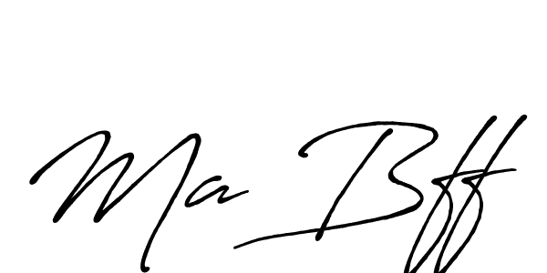 It looks lik you need a new signature style for name Ma Bff. Design unique handwritten (Antro_Vectra_Bolder) signature with our free signature maker in just a few clicks. Ma Bff signature style 7 images and pictures png