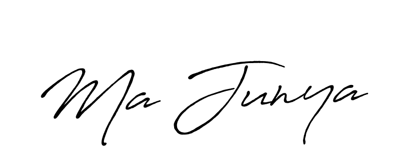 Make a beautiful signature design for name Ma Junya. Use this online signature maker to create a handwritten signature for free. Ma Junya signature style 7 images and pictures png