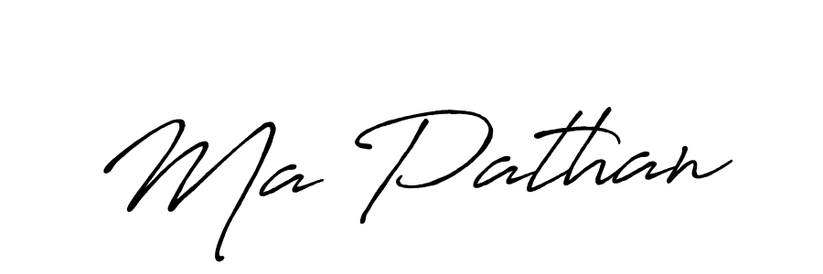 Similarly Antro_Vectra_Bolder is the best handwritten signature design. Signature creator online .You can use it as an online autograph creator for name Ma Pathan. Ma Pathan signature style 7 images and pictures png