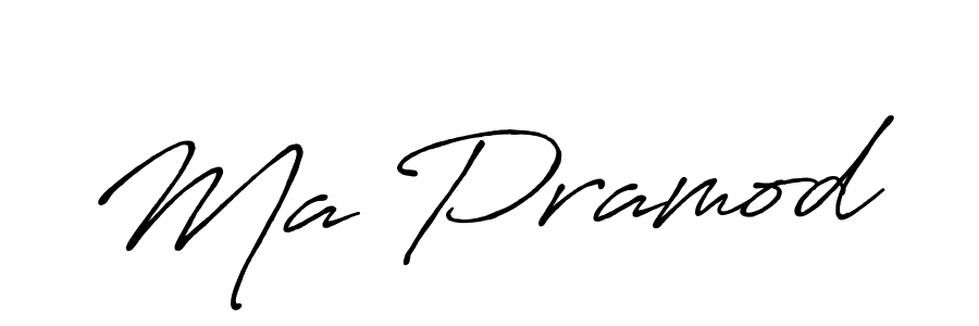 It looks lik you need a new signature style for name Ma Pramod. Design unique handwritten (Antro_Vectra_Bolder) signature with our free signature maker in just a few clicks. Ma Pramod signature style 7 images and pictures png