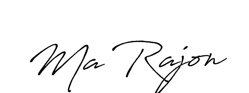 Ma Rajon stylish signature style. Best Handwritten Sign (Antro_Vectra_Bolder) for my name. Handwritten Signature Collection Ideas for my name Ma Rajon. Ma Rajon signature style 7 images and pictures png