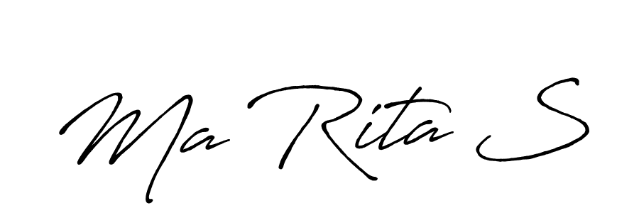 Make a beautiful signature design for name Ma Rita S. Use this online signature maker to create a handwritten signature for free. Ma Rita S signature style 7 images and pictures png