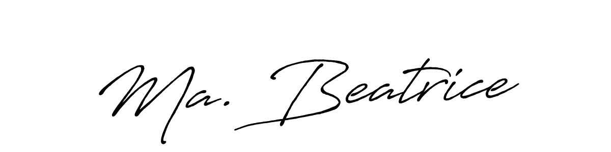 Make a short Ma. Beatrice signature style. Manage your documents anywhere anytime using Antro_Vectra_Bolder. Create and add eSignatures, submit forms, share and send files easily. Ma. Beatrice signature style 7 images and pictures png