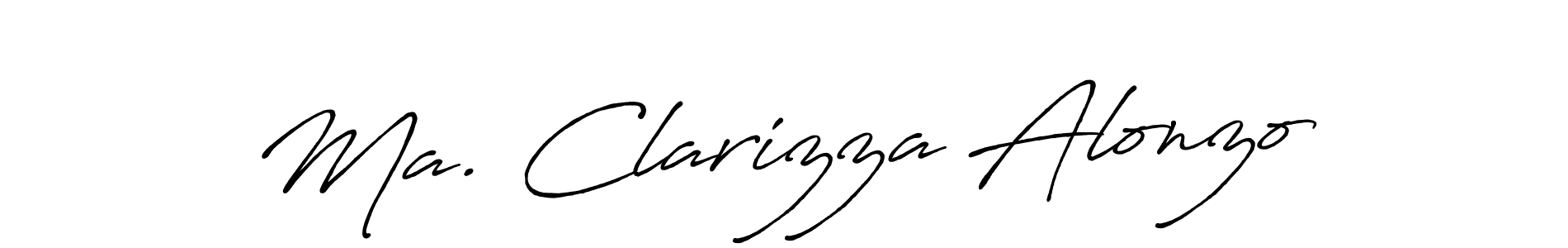 Ma. Clarizza Alonzo stylish signature style. Best Handwritten Sign (Antro_Vectra_Bolder) for my name. Handwritten Signature Collection Ideas for my name Ma. Clarizza Alonzo. Ma. Clarizza Alonzo signature style 7 images and pictures png
