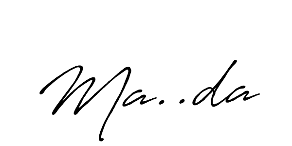 This is the best signature style for the Ma..da name. Also you like these signature font (Antro_Vectra_Bolder). Mix name signature. Ma..da signature style 7 images and pictures png