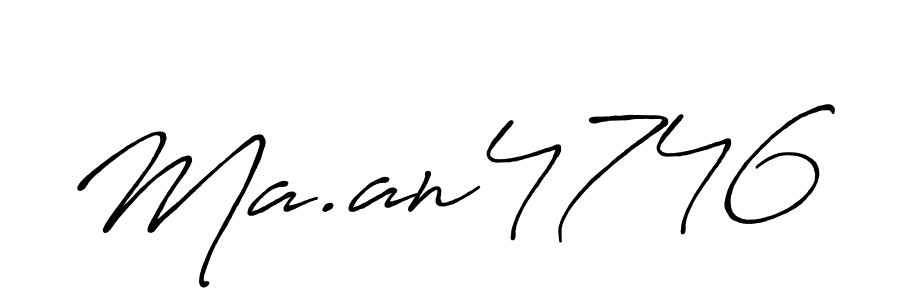 It looks lik you need a new signature style for name Ma.an4746. Design unique handwritten (Antro_Vectra_Bolder) signature with our free signature maker in just a few clicks. Ma.an4746 signature style 7 images and pictures png