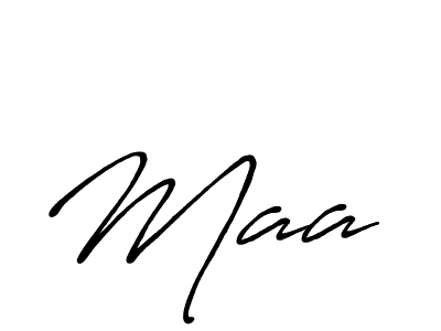 Use a signature maker to create a handwritten signature online. With this signature software, you can design (Antro_Vectra_Bolder) your own signature for name Maa . Maa  signature style 7 images and pictures png