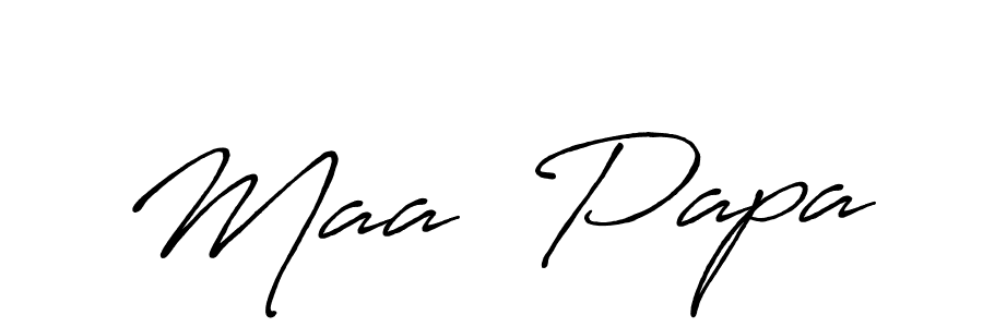 Check out images of Autograph of Maa  Papa name. Actor Maa  Papa Signature Style. Antro_Vectra_Bolder is a professional sign style online. Maa  Papa signature style 7 images and pictures png