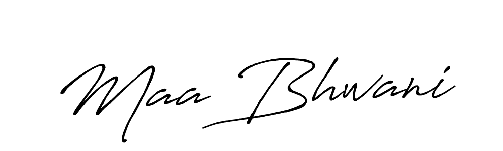 Make a beautiful signature design for name Maa Bhwani. Use this online signature maker to create a handwritten signature for free. Maa Bhwani signature style 7 images and pictures png