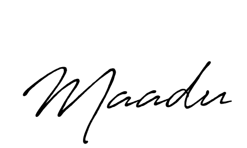 The best way (Antro_Vectra_Bolder) to make a short signature is to pick only two or three words in your name. The name Maadu include a total of six letters. For converting this name. Maadu signature style 7 images and pictures png