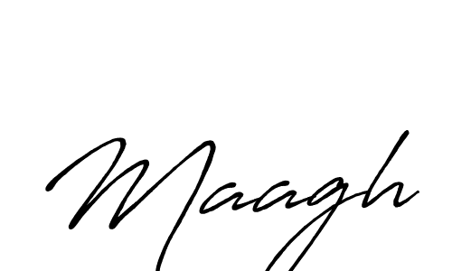 Also we have Maagh name is the best signature style. Create professional handwritten signature collection using Antro_Vectra_Bolder autograph style. Maagh signature style 7 images and pictures png