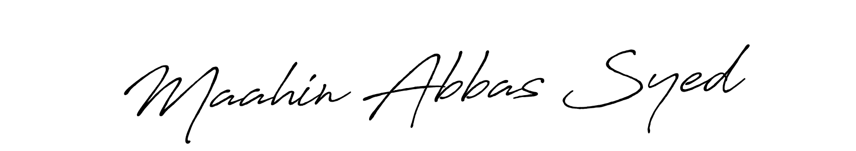How to Draw Maahin Abbas Syed signature style? Antro_Vectra_Bolder is a latest design signature styles for name Maahin Abbas Syed. Maahin Abbas Syed signature style 7 images and pictures png