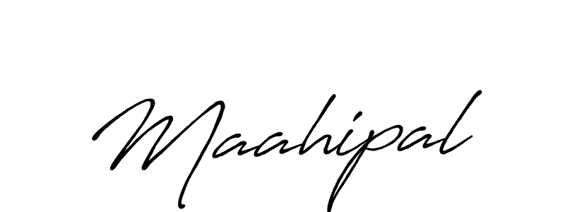 How to make Maahipal name signature. Use Antro_Vectra_Bolder style for creating short signs online. This is the latest handwritten sign. Maahipal signature style 7 images and pictures png