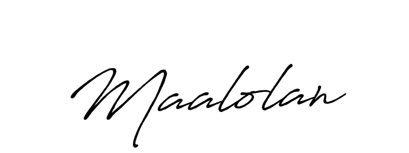 Antro_Vectra_Bolder is a professional signature style that is perfect for those who want to add a touch of class to their signature. It is also a great choice for those who want to make their signature more unique. Get Maalolan name to fancy signature for free. Maalolan signature style 7 images and pictures png