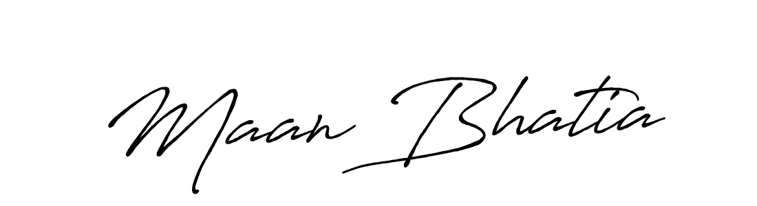 You can use this online signature creator to create a handwritten signature for the name Maan Bhatia. This is the best online autograph maker. Maan Bhatia signature style 7 images and pictures png