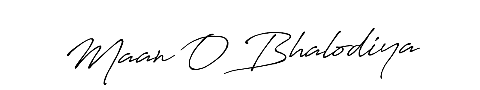 It looks lik you need a new signature style for name Maan O Bhalodiya. Design unique handwritten (Antro_Vectra_Bolder) signature with our free signature maker in just a few clicks. Maan O Bhalodiya signature style 7 images and pictures png