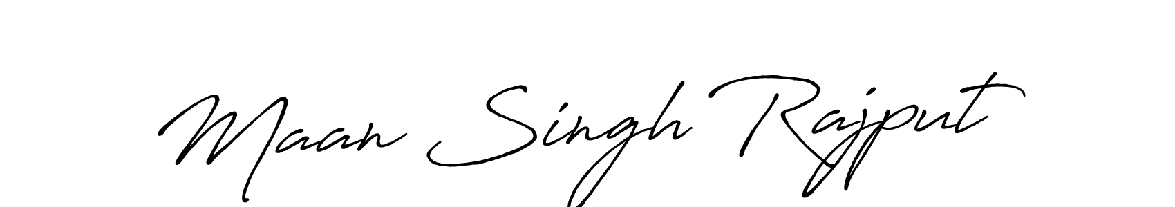 How to make Maan Singh Rajput signature? Antro_Vectra_Bolder is a professional autograph style. Create handwritten signature for Maan Singh Rajput name. Maan Singh Rajput signature style 7 images and pictures png