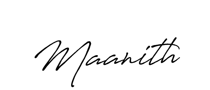 Similarly Antro_Vectra_Bolder is the best handwritten signature design. Signature creator online .You can use it as an online autograph creator for name Maanith. Maanith signature style 7 images and pictures png