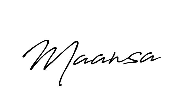 Also You can easily find your signature by using the search form. We will create Maansa name handwritten signature images for you free of cost using Antro_Vectra_Bolder sign style. Maansa signature style 7 images and pictures png