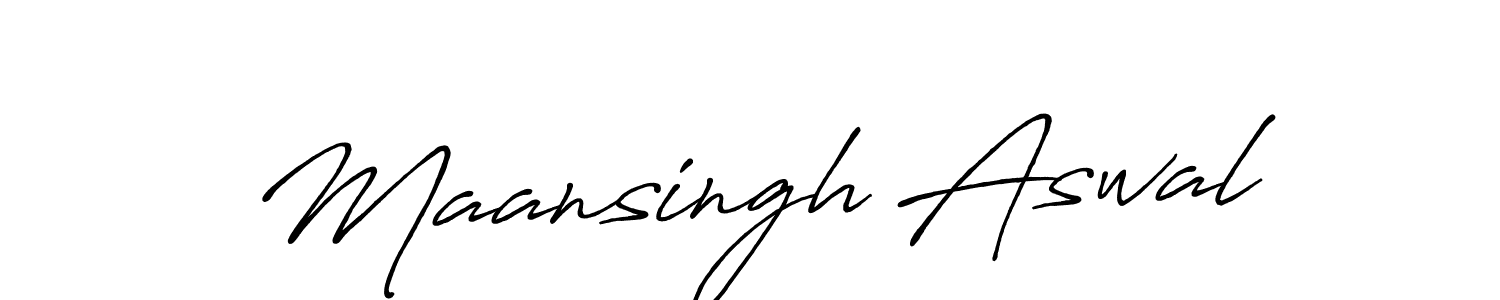 You can use this online signature creator to create a handwritten signature for the name Maansingh Aswal. This is the best online autograph maker. Maansingh Aswal signature style 7 images and pictures png