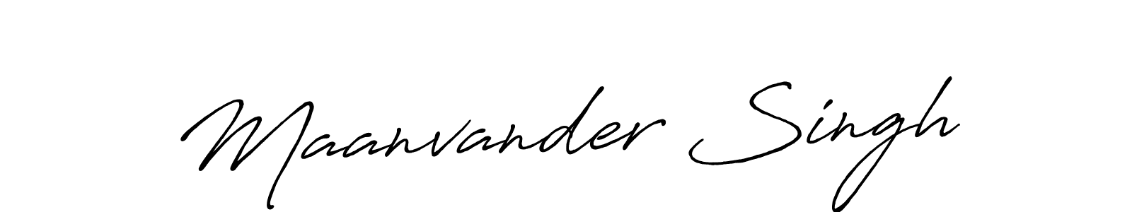 Also You can easily find your signature by using the search form. We will create Maanvander Singh name handwritten signature images for you free of cost using Antro_Vectra_Bolder sign style. Maanvander Singh signature style 7 images and pictures png