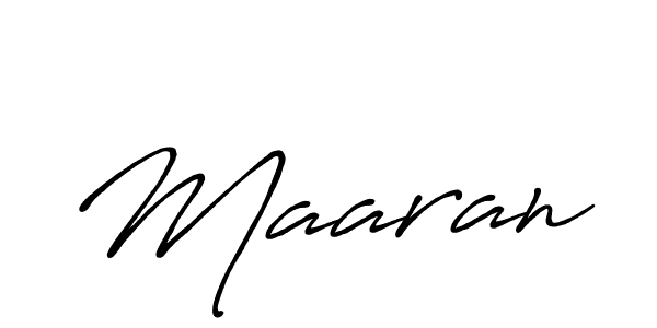 How to make Maaran name signature. Use Antro_Vectra_Bolder style for creating short signs online. This is the latest handwritten sign. Maaran signature style 7 images and pictures png