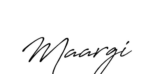 Make a beautiful signature design for name Maargi. With this signature (Antro_Vectra_Bolder) style, you can create a handwritten signature for free. Maargi signature style 7 images and pictures png