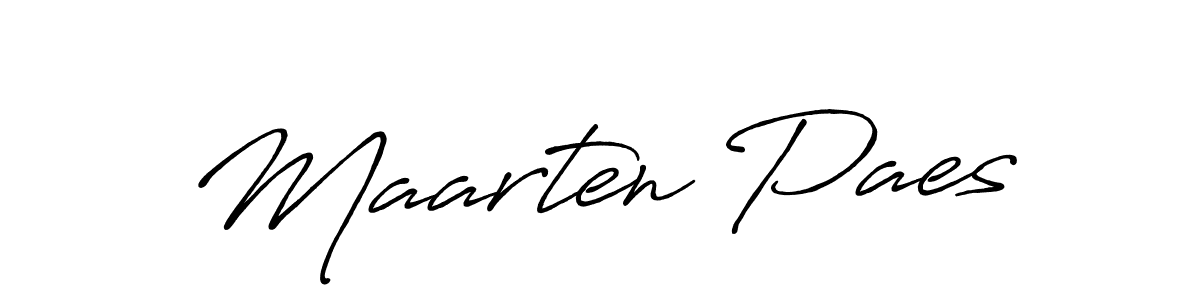 Make a beautiful signature design for name Maarten Paes. With this signature (Antro_Vectra_Bolder) style, you can create a handwritten signature for free. Maarten Paes signature style 7 images and pictures png