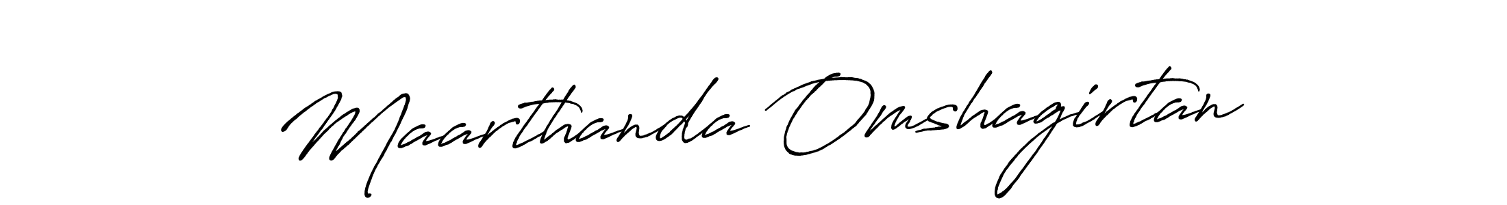 Maarthanda Omshagirtan stylish signature style. Best Handwritten Sign (Antro_Vectra_Bolder) for my name. Handwritten Signature Collection Ideas for my name Maarthanda Omshagirtan. Maarthanda Omshagirtan signature style 7 images and pictures png