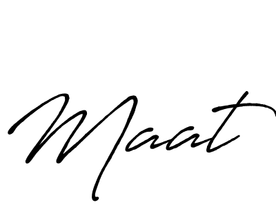 Make a beautiful signature design for name Maat. Use this online signature maker to create a handwritten signature for free. Maat signature style 7 images and pictures png