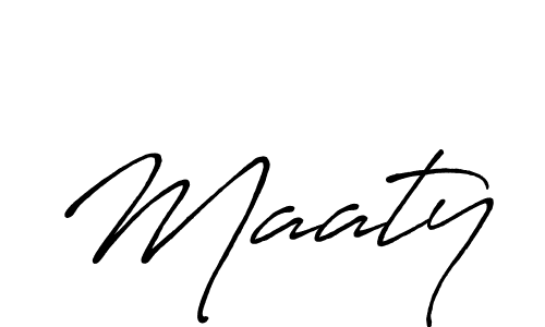 It looks lik you need a new signature style for name Maaty. Design unique handwritten (Antro_Vectra_Bolder) signature with our free signature maker in just a few clicks. Maaty signature style 7 images and pictures png