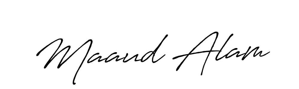Antro_Vectra_Bolder is a professional signature style that is perfect for those who want to add a touch of class to their signature. It is also a great choice for those who want to make their signature more unique. Get Maaud Alam name to fancy signature for free. Maaud Alam signature style 7 images and pictures png