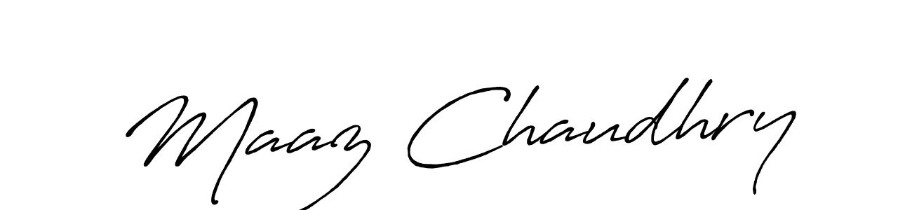 Make a beautiful signature design for name Maaz Chaudhry. Use this online signature maker to create a handwritten signature for free. Maaz Chaudhry signature style 7 images and pictures png