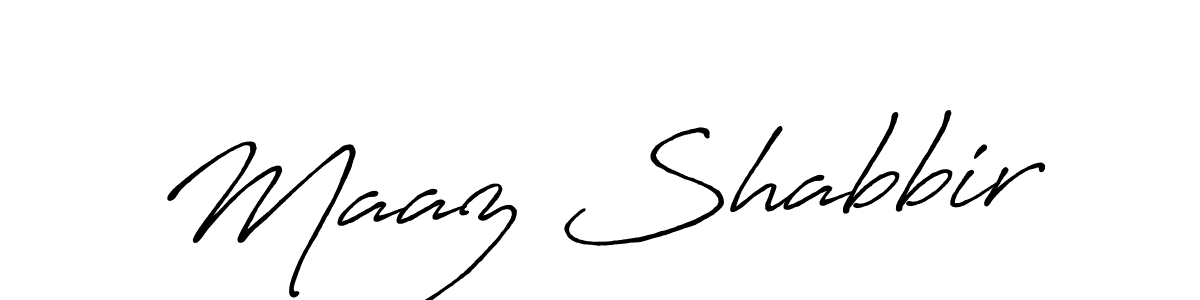 How to Draw Maaz Shabbir signature style? Antro_Vectra_Bolder is a latest design signature styles for name Maaz Shabbir. Maaz Shabbir signature style 7 images and pictures png